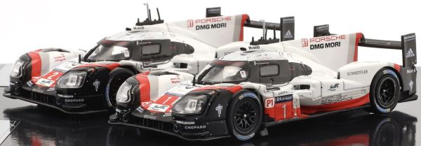 IXO-SP919-SET2 - 2 PORSCHE 919 Hybrid #1 et #2 Vainqueur des 24h du Mans 2017 - 1