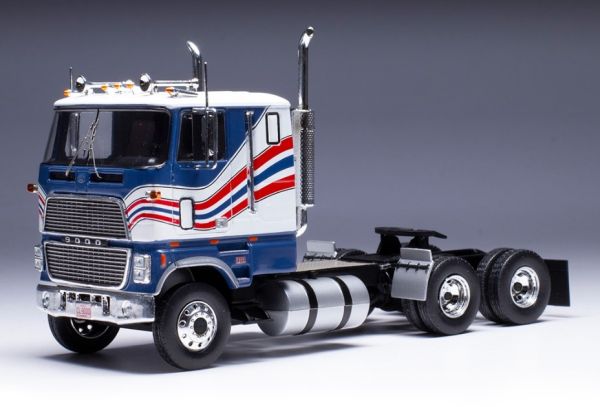 IXOTR177.22 - FORD CL 9000 6x4 1976 Bleu et blanc - 1