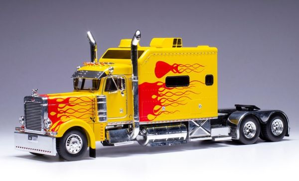 IXOTR193.22 - PETERBILT 379 Custom 6x4 2002 Jaune et Rouge - 1