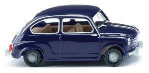 WIK009907 - FIAT 600 Bleu foncé