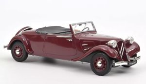 NOREVAMC0191190 - CITROEN Traction Cabriolet 1938 Rouge foncé