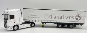 ELI118185 - SCANIA 500 S 4x2 avec remorque bâchée 3 Essieux – Transport DIANA