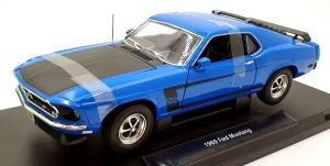 WEL12516BLEU - FORD Mustang boss 302 1969 bleu