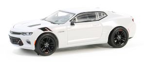 GREEN13350-E - CHEVROLET Camaro SS 2018 Blanc de la série GL MUSCLE sous blister