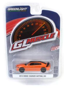 GREEN13360-E - DODGE Charger Daytona 392 2018 orange de la série GL MUSCLE sous blister