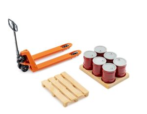 MOT16124 - Transpalette TOYOTA  BT Lifter orange avec accessoires