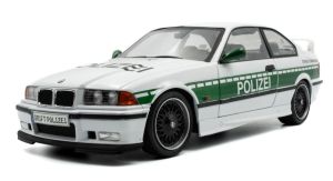 SOL1803915 - BMW E36 M3 Coupé - SOLIDO WORKS DRIFT - POLIZEI 1991 blanc