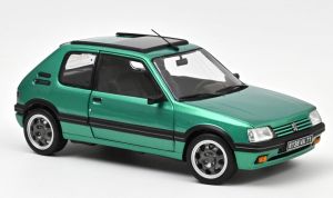 NOREV184847 - PEUGEOT 205 GTi avec toit vitré 1991 Vert