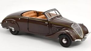 NOREV184873 - PEUGEOT 402 Eclipse 1937 Chocolat