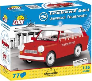 COB24555 - TRABANT 601 Universal Feuerwehr Pompiers – 77 Pièces