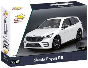 COB24575 - SKODA Enyaq RS blanc - 92 Pièces