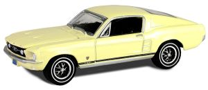 GREEN30504 - FORD Mustang GT Fastback 1967 jaune de la série HIGH COUNTRY SPECIAL sous blister