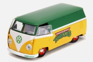 JAD35666 - VOLKSWAGEN Bus 1961 Jaune et vert - TORTUES NINJA