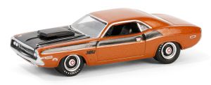 GREEN37310-C - DODGE Challenger T/A 1970 Orange de la série BARRETT JACKSON sous blister