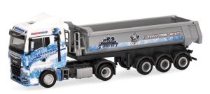 HER318044 - MAN TGX 4x2 avec benne 3 essieux BRUCKMANN - KASSEL HUSKIES