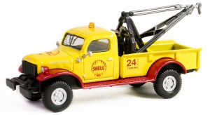 GREEN41155-A - DODGE Power Wagon Wrecker 1949 dépanneuse de la série SHELL sous blister