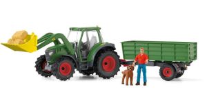 SHL42608 - Tracteur avec chargeur et remorque