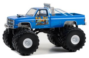 GREEN49130-C - CHEVROLET Silverado C-10 1985 Monster truck BEAR FOOT III de la série KINGS OF CRUNCH sous blister