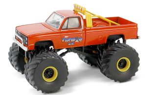 GREEN49150-B - CHEVROLET Silverado 1986 Monster truck BUFFALO TREMOR II de la série KINGS OF CRUNCH sous blister