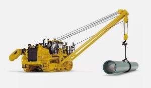 FIGE50-3494 - Bull KOMATSU D155CX-8 avec Pipelayer K170