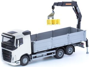 EMEK50352 - VOLVO FH blanc porteur 6x4 avec grue de déchargement