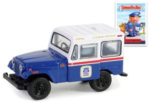 GREEN54100-C - JEEP DJ-5 1970 U.S Mail de la série GARBAGE PAIL KIDS sous blister