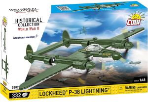 COB5882 - Avion militaire Lockheed P-38 Lightning – 332 Pièces