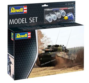 REV63355 - MODEL SET - Char LEOPARD 2 A7V avec peinture à assembler