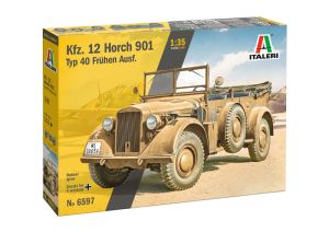 ITA6597 - Véhicule Kfz.12 Horch 901 Typ 40 à assembler et à peindre