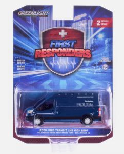 GREEN67060-D - FORD Transit LWB 2020 Police Washington de la série FIRST RESPONDERS sous blister