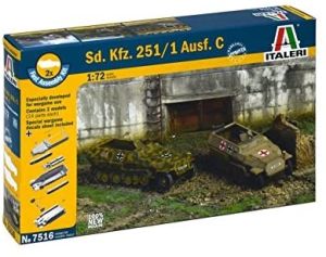 ITA7516 - Véhicule Sd.Kfz. 251/1 Ausf. D montage rapide à assembler et à peindre