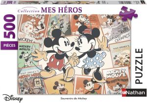 NAT872176 - Puzzle 500 Pièces DISNEY Souvenir de Mickey