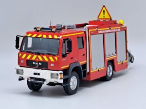 ALERTE0149B - MAN LE 14.220 Bemaex FSR SDIS 28 – Eure-et-Loir avec balisage jaune – Limité à 175 ex.