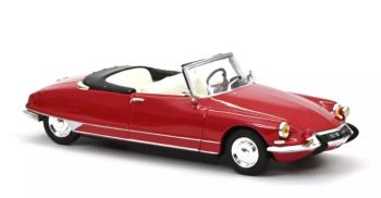 NOREVDS019910 - DS 19 Cabriolet 1965 Rouge Cornaline