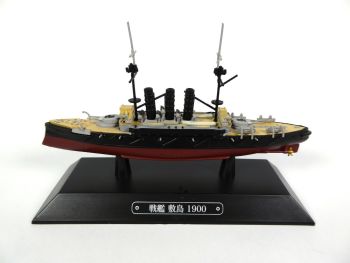 Cuirassé Japonais – navire de guerre – Shikishima 1900