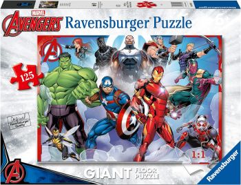RAV056439 - Puzzle Géant 125 Pièces Marvel AVENGERS