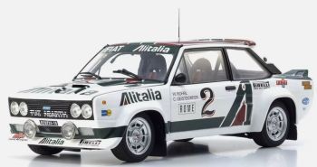 KYO08376G - FIAT 131 Abarth #2 Rallye de Monte Carlo 1976 W.ROHRL / C.GEISTDORFER