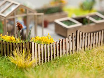 120cm Mini clôture Barrière Bricolage Miniature Fée Jardin Clôture  Artisanat en Bois Figurine