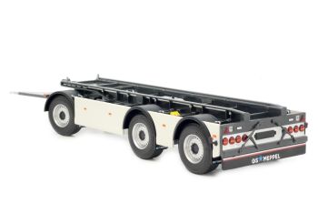 MAR2422-02 - Porte container GS Meppel HOOKLIFT pour SCANIA – Blanc