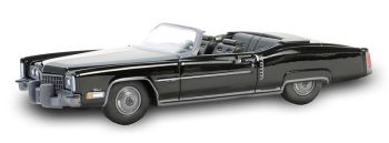 GREEN28150-C - CADILLAC Eldorado Fleetwood cabriolet 1972 noir de la série BLACK BANDIT sous blister