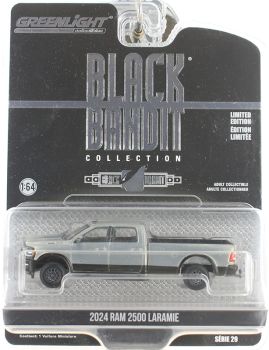 GREEN28150-F-GRIS - RAM 2500 Laramie 2024 gris de la série BLACK BANDIT sous blister