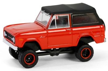 GREEN35290-B - FORD Bronco 1969 rouge de la série ALL-TERRAIN sous blister