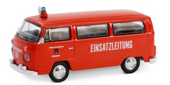 GREEN36100-C - VOLKSWAGEN Type 2 Rouge – Pompiers d'Allemagne  de la série CLUB V-DUB sous blister