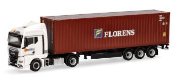 HER318228 - MAN TGX GM 4x2 avec container 3 essieux SCHMIDT-FLORENS