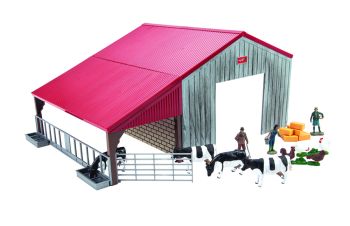 BRI43388 - Coffret Hangar avec animaux et personnages