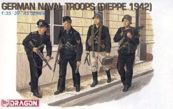 DRA6087 - Troupes navales allemandes - Dieppe 1942 à assembler et à peindre