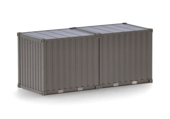 HER747110 - Container 10 pieds gris - 2 pièces