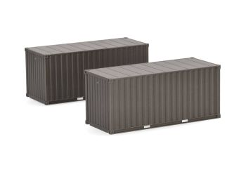 HER747134 - Container 20 pieds gris - 2 pièces