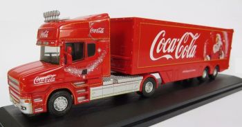 OXF76TCAB004CC - SCANIA T CAB 4x2 avec remorque 2 Essieux  COCA-COLA Noël