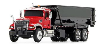 FIGE80-0344 - MACK Granite 6x4 avec container déposable rouge et noir